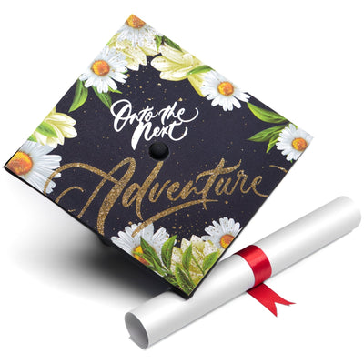 Graduation cap topper, On to the next adventure, Graduation Cap Decoration