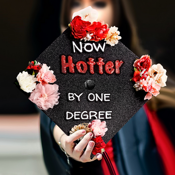 Handmade Graduation Cap Topper Now Hotter by One Degree Graduation C Once Upon a Time