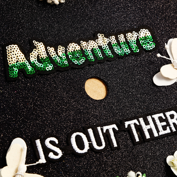 Handmade Graduation Cap Topper, Adventure Is Out There, Graduation