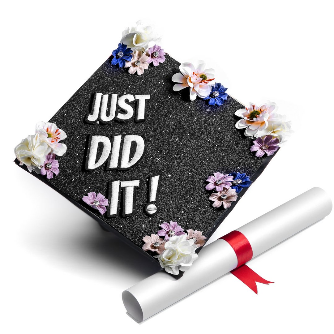Handmade Graduation Cap Topper Just Did It Graduation Cap Decoration Once Upon a Time