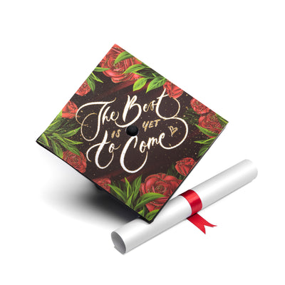 Graduation cap topper art print, The best is yet to come