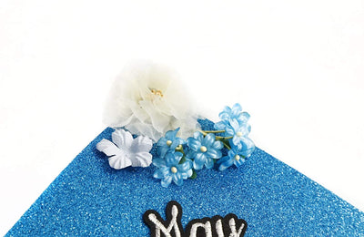 Handmade Graduation Cap Topper, Graduation Cap Decorations, May Your Hats Fly As High As Your Dreams