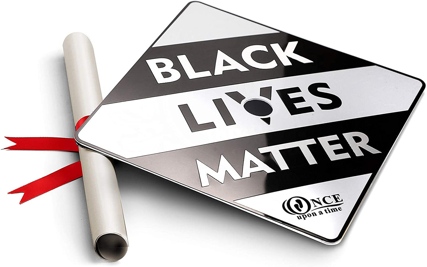 Aluminum Graduation Cap Topper, Black Lives Matter, Graduation Cap Decoration