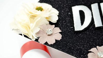 Handmade Graduation Cap Topper, Graduation Cap Decorations, Just Did It