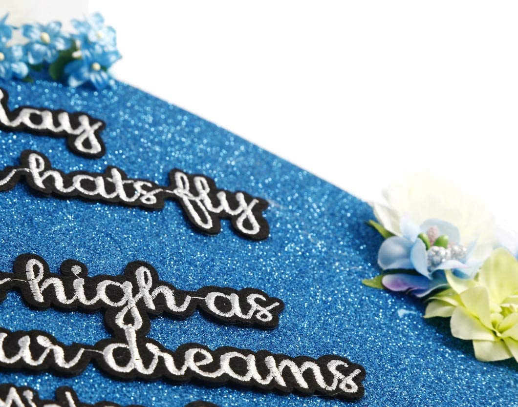 Handmade Graduation Cap Topper, Graduation Cap Decorations, May Your Hats Fly As High As Your Dreams