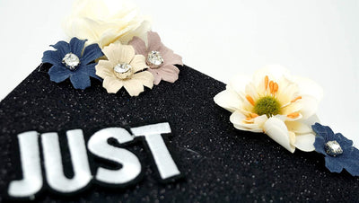 Handmade Graduation Cap Topper, Graduation Cap Decorations, Just Did It