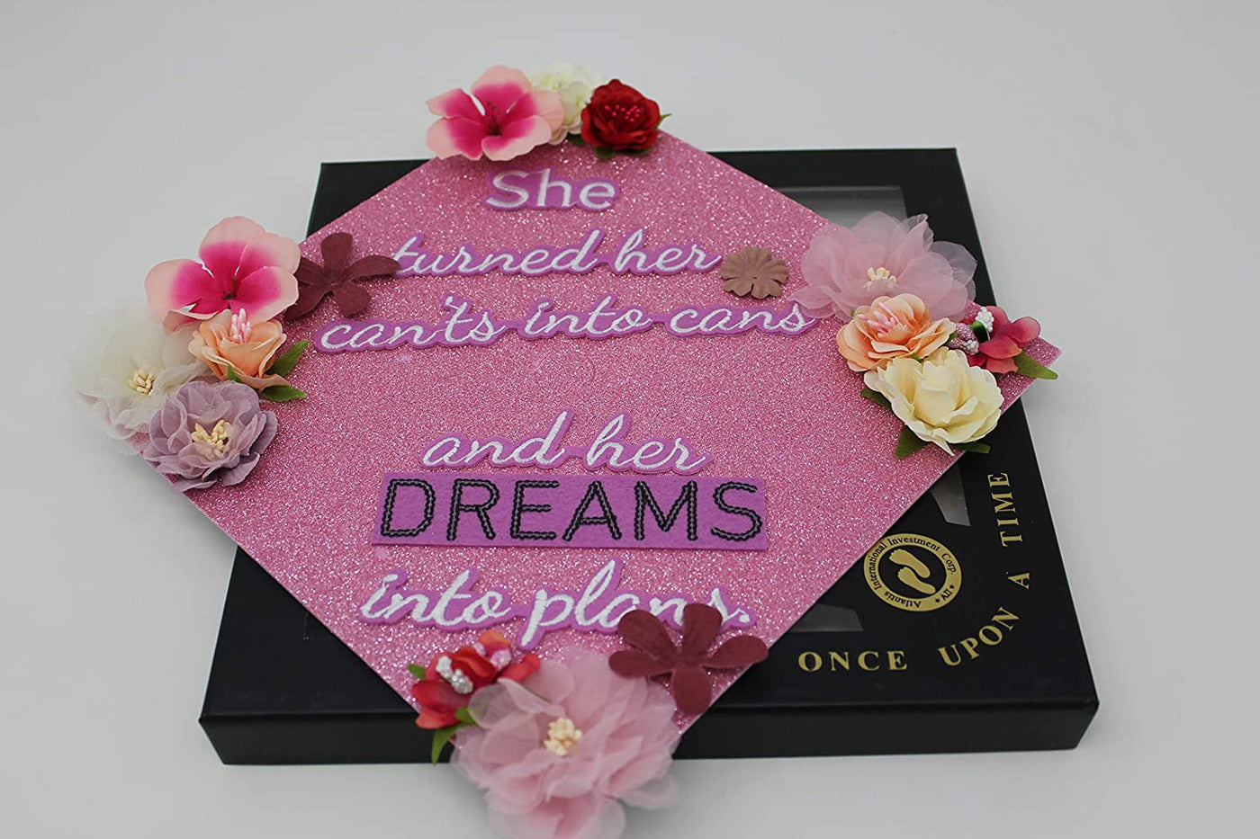 Handmade Graduation Cap, She Turns Her Can'ts into Cans, Graduation Cap Decorations