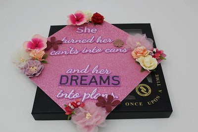 Handmade Graduation Cap, She Turns Her Can'ts into Cans, Graduation Cap Decorations