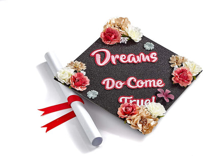 Handmade Graduation Cap Topper, Graduation Cap Decorations, Dreams Do Come True
