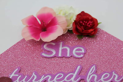 Handmade Graduation Cap, She Turns Her Can'ts into Cans, Graduation Cap Decorations