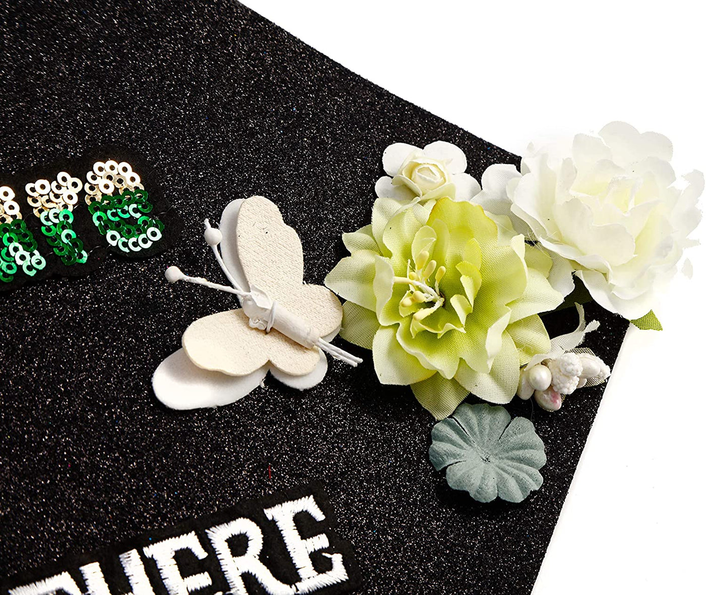 Handmade Graduation Cap Topper, Graduation Cap Decorations, Adventure Is Out There