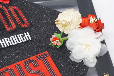 Handmade Graduation Cap Topper, Graduation Cap Decorations, I Can Do All Things Through Christ