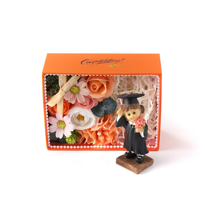 Graduation gift for her, girl grad figurine set