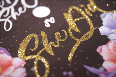 Graduation cap topper art print, She believed she could so she did