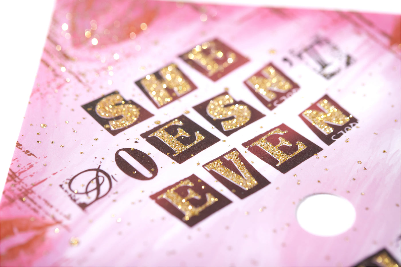 Graduation cap topper art print, She doesn’t even go here anymore