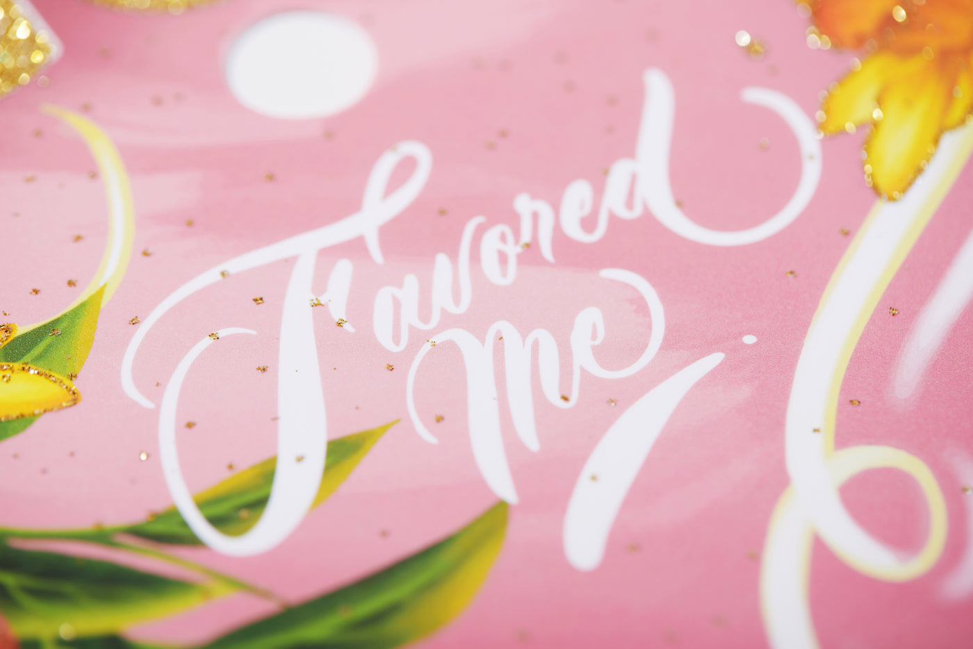 Graduation cap topper art print, Because god favored me