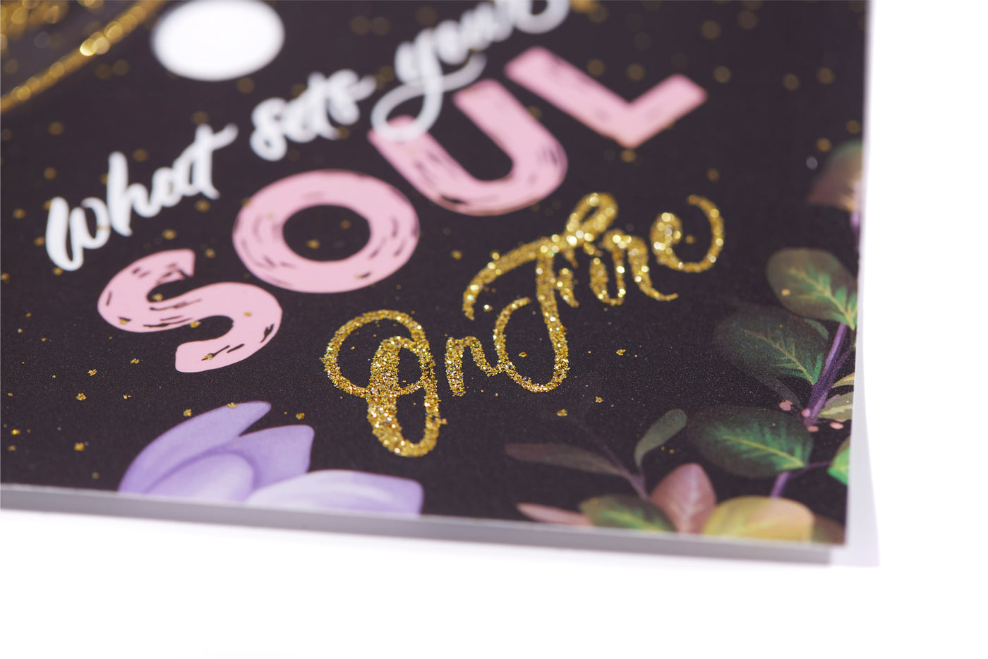 Graduation cap topper art print, Be fearless in the pursuit of what sets your soul on fire