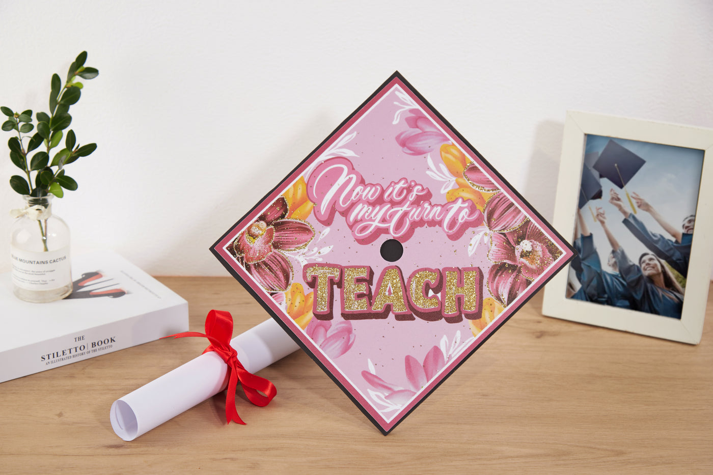 Graduation cap topper art print, Now it’s my turn to teach