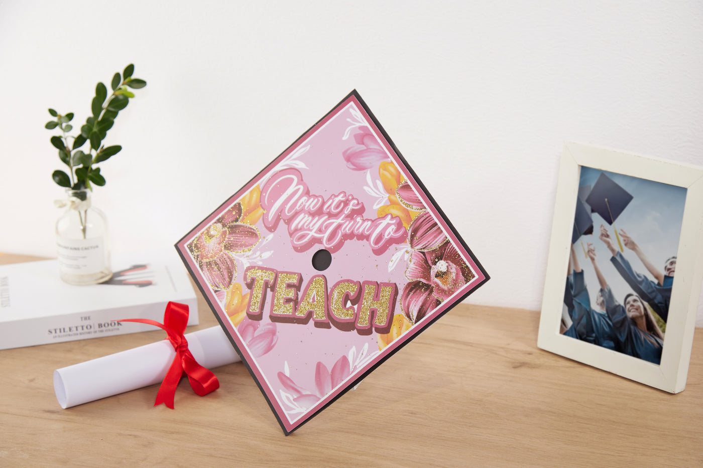 Graduation cap topper art print, Now it’s my turn to teach