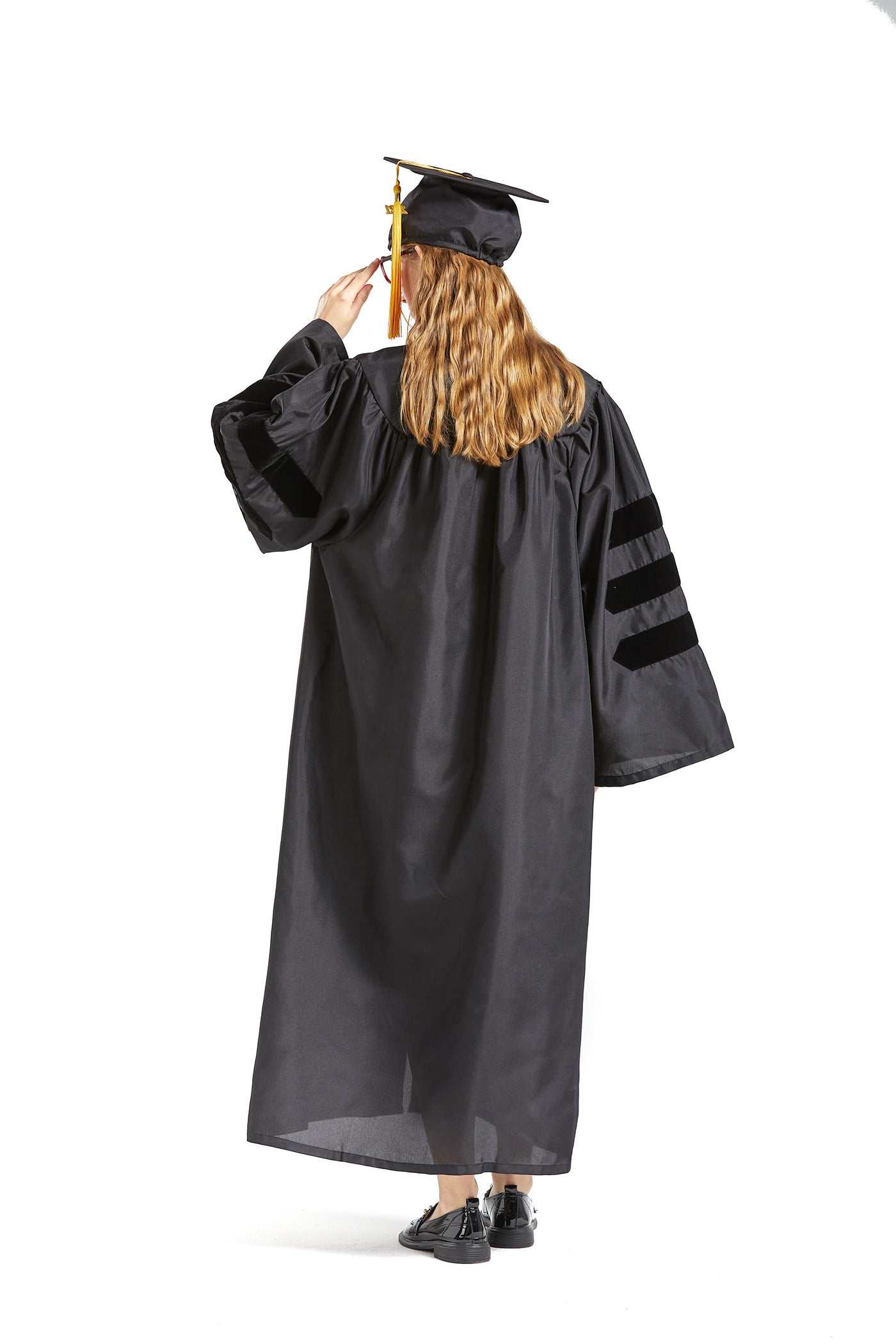 2023&2022 Doctoral Cap and Gown for PhD Graduates and Faculty
