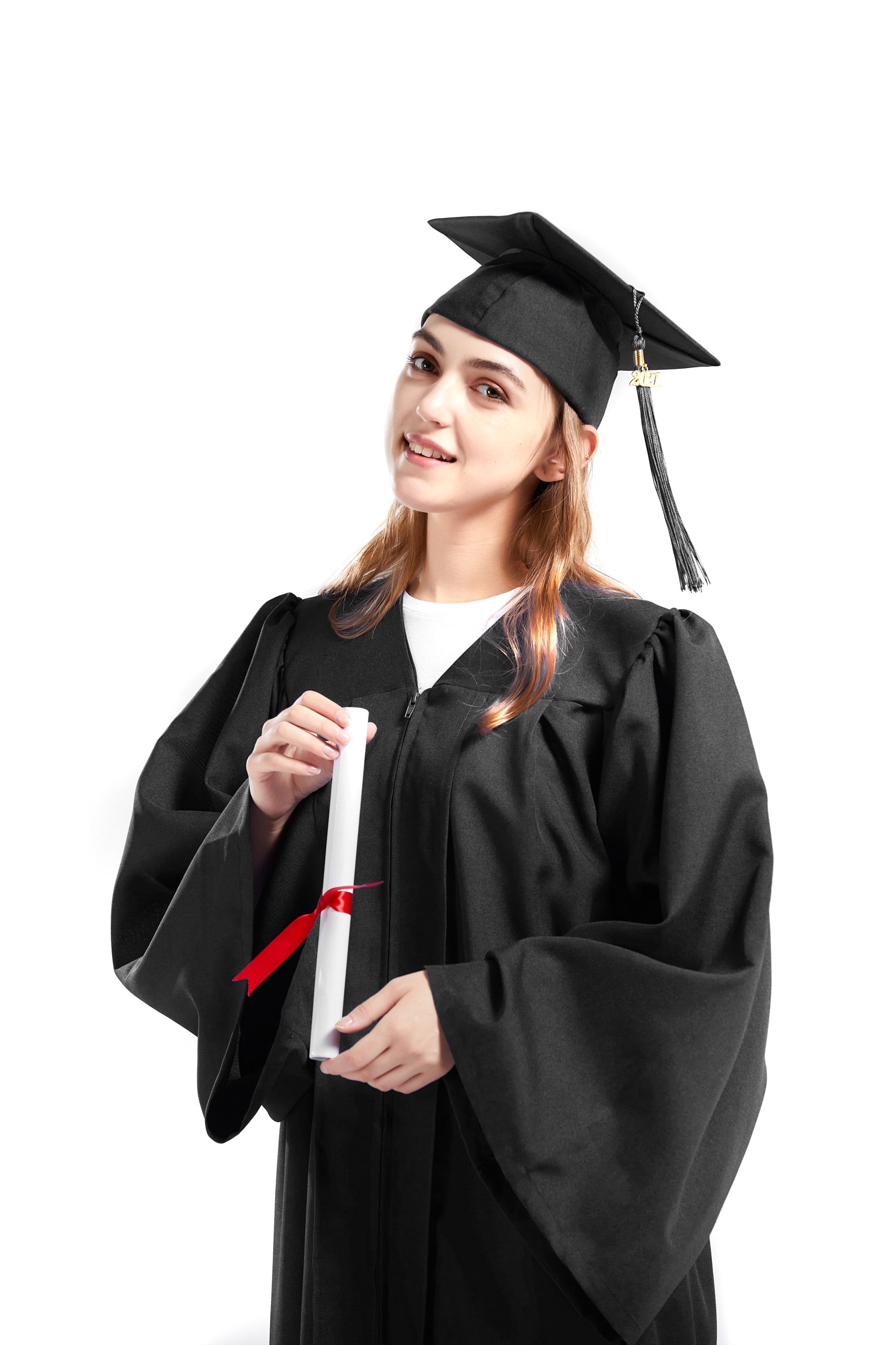 Portrait of a Girl in Graduation Gown · Free Stock Photo
