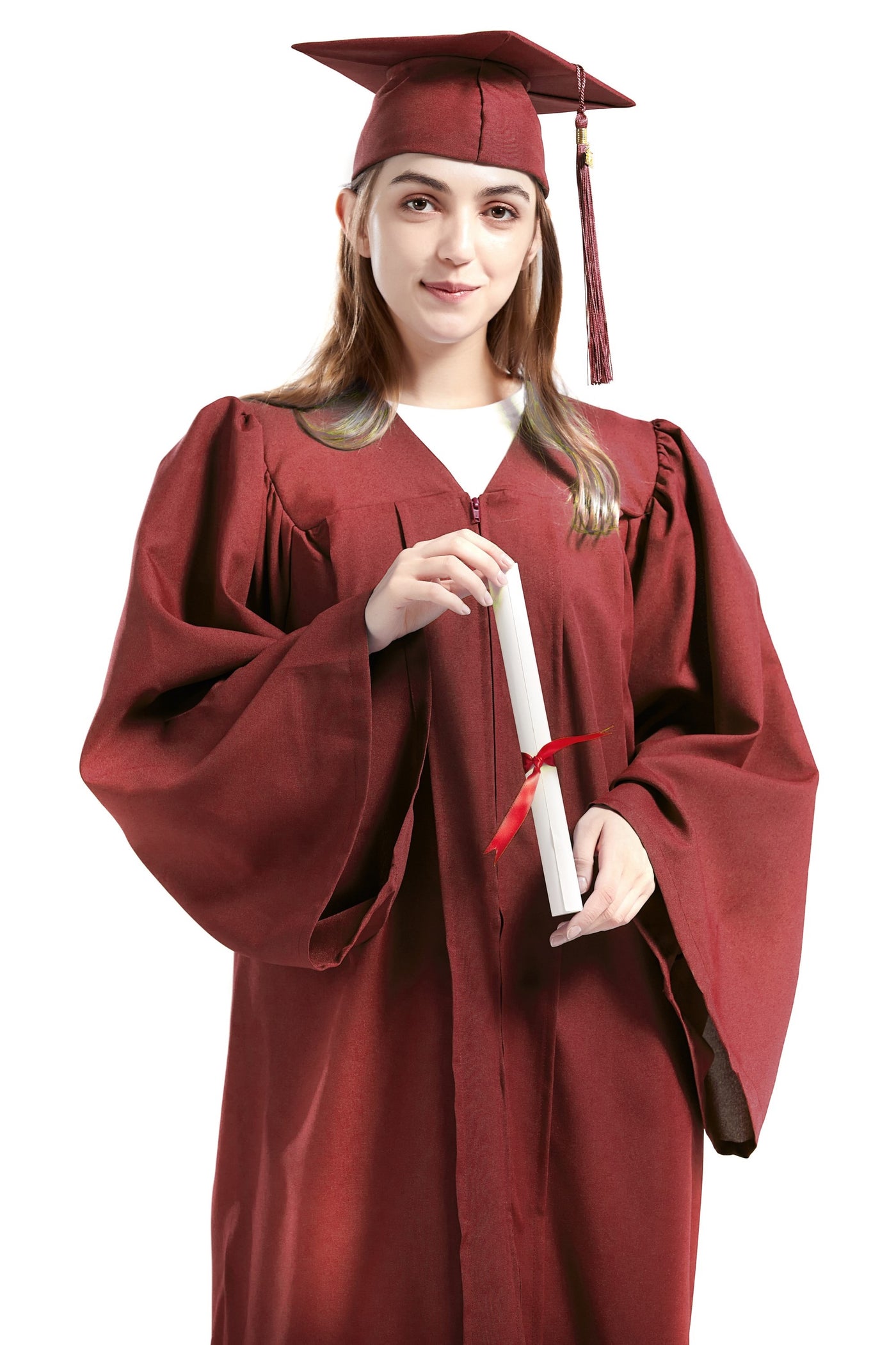 Woman Wearing Blue Graduation Gown Sitting Besides Potted Plant · Free  Stock Photo