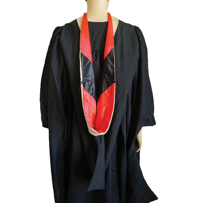 Graduation Master Hood for Master of Business Adminstration MBA (Drab)