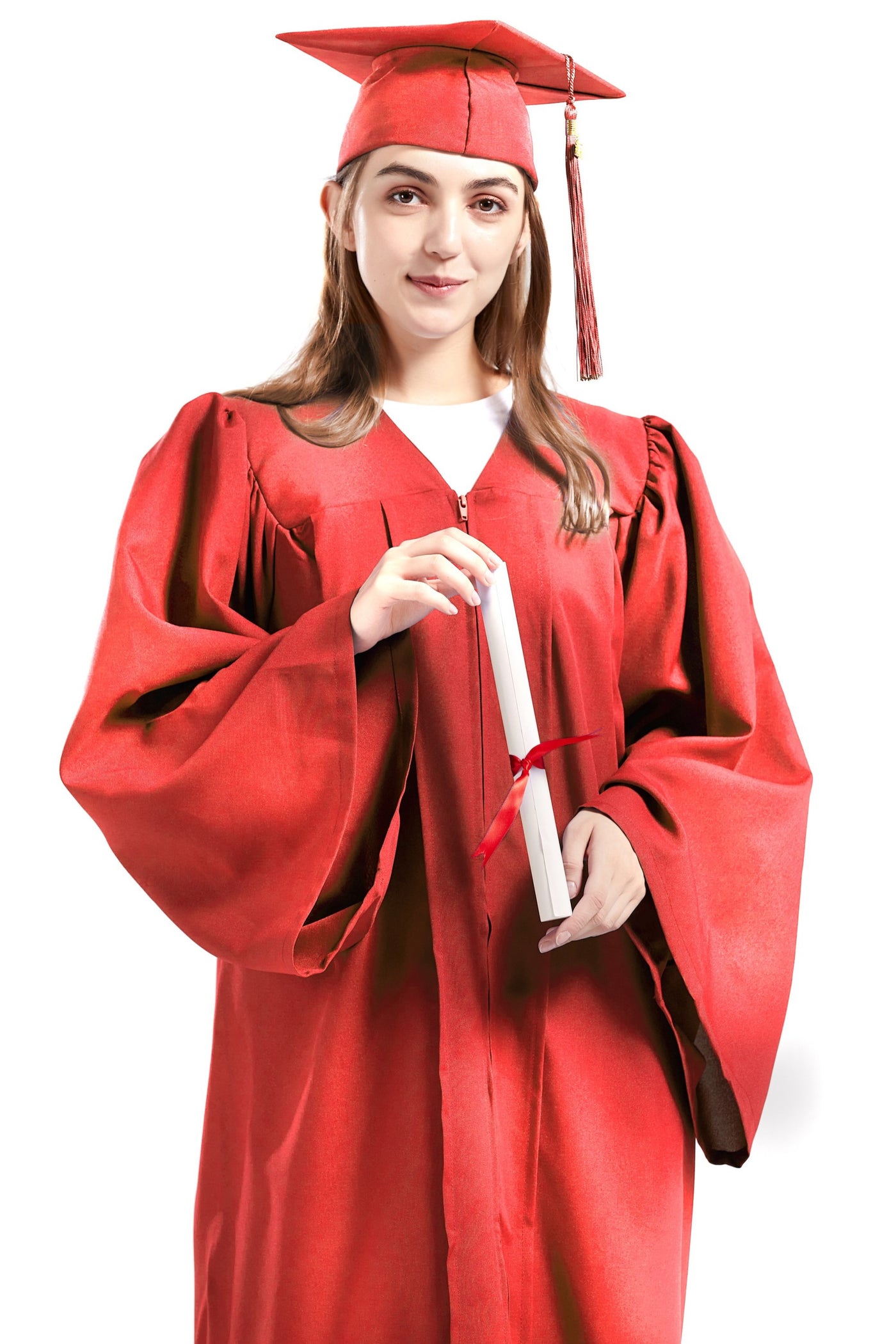 Gradwyse Graduation Cap Gown 2023&2024 Charm for Adult College High School Graduates Unisex, Adult Unisex, Size: 57, Red Gradwyse Graduation Cap Gown 2023&2024 Charm for Adult College High School Graduates Unisex, Adult Unisex, Size: 57, Red