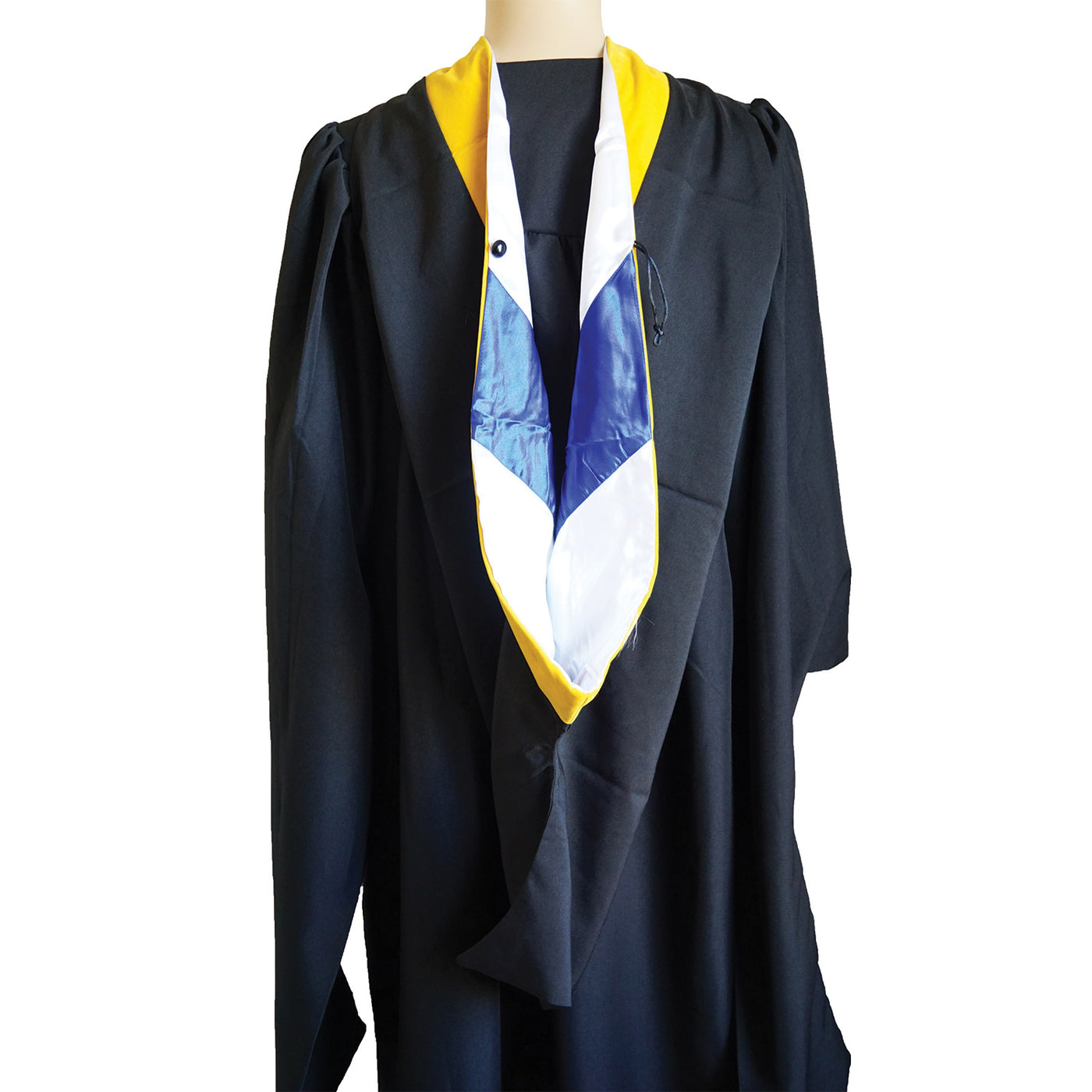 Graduation Master Hood for Master of Science MSc (Golden Yellow)