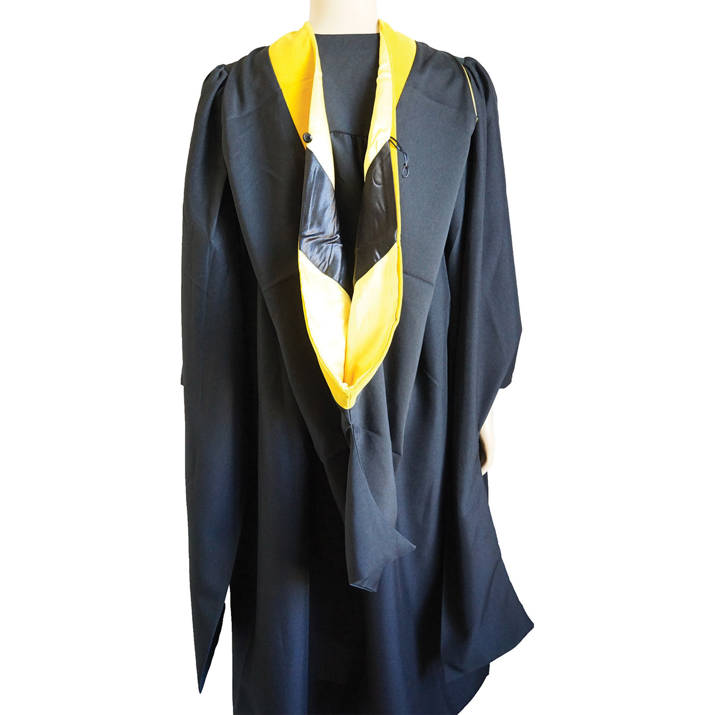 Graduation Master Hood for Master of Science MSc (Golden Yellow)