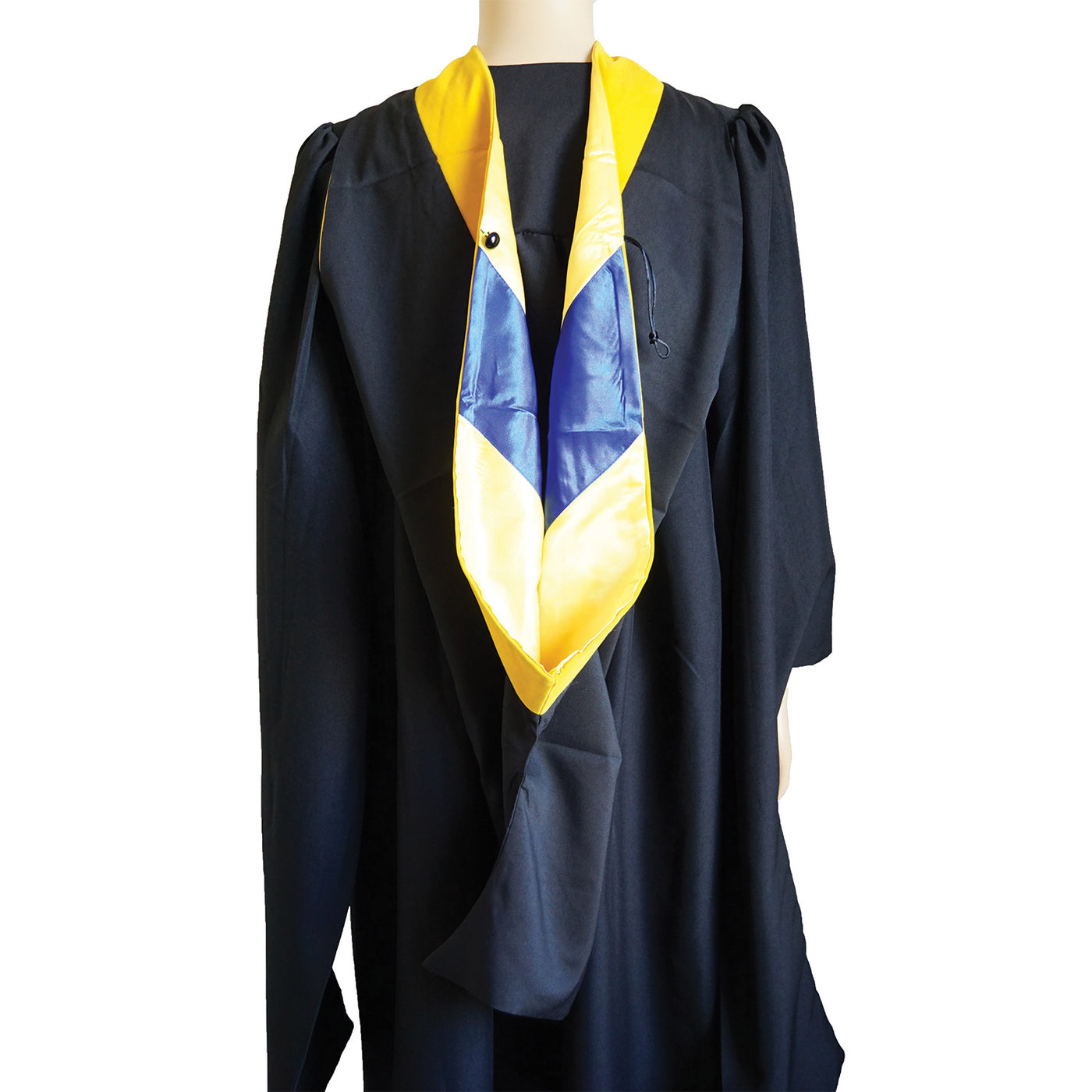 Graduation Master Hood for Master of Science MSc (Golden Yellow)